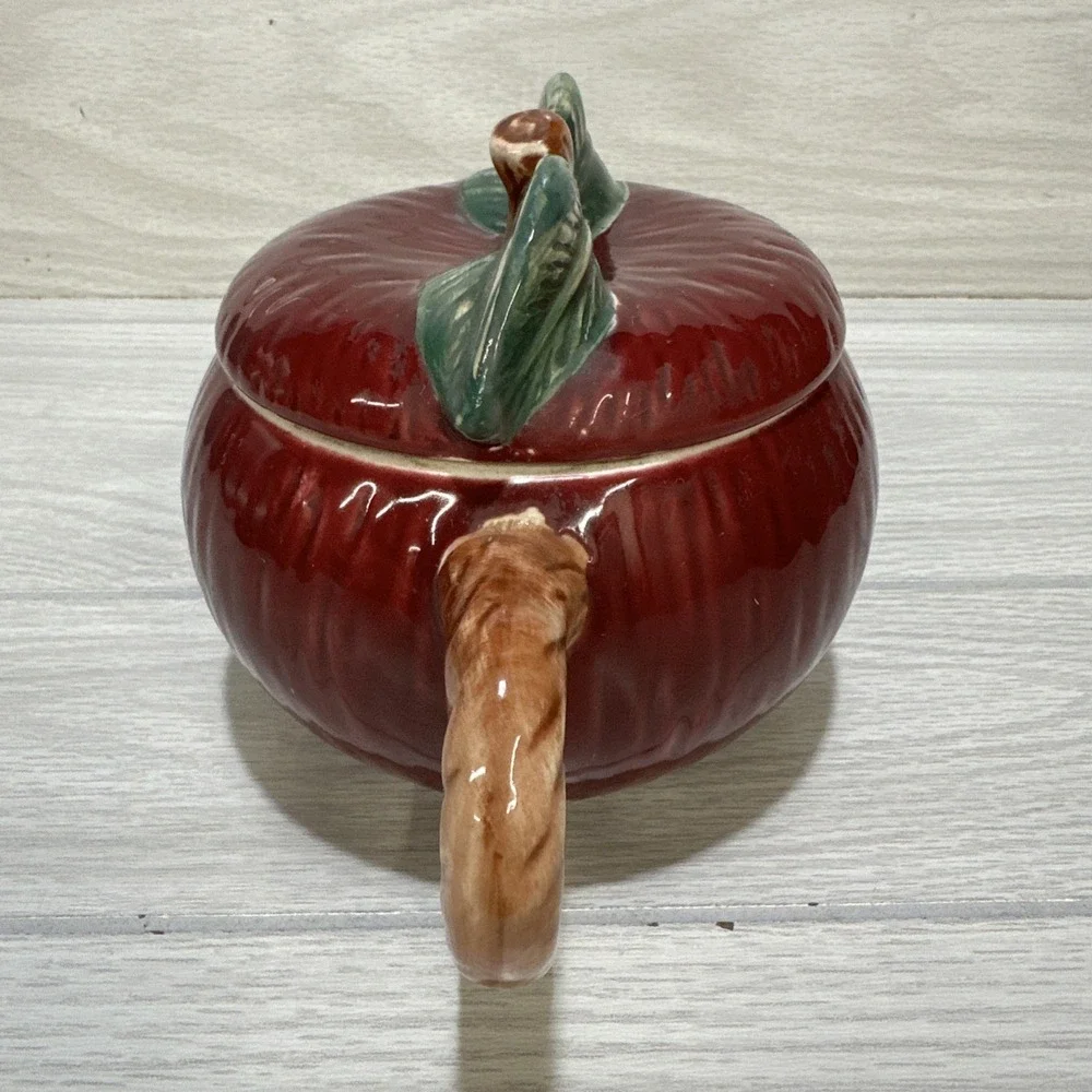 Ceramic Apple Shaped‎ Teapot Kitchen Decor 9 x 5 x 5